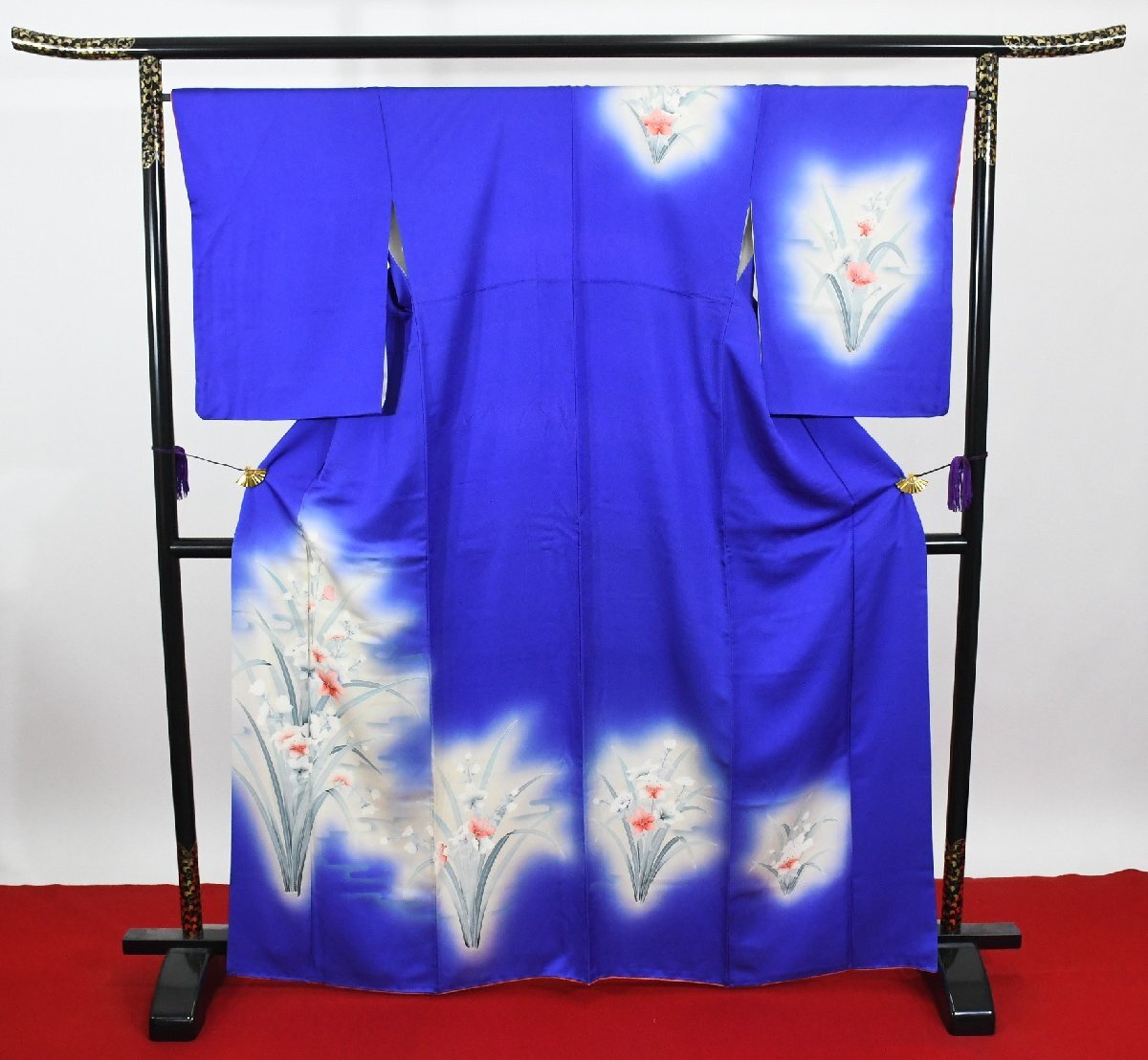 附下訪問着 披露宴 花 身丈159cm 裄丈67cm ★着物 パーティー t‐2070 桜庭呉服店拍卖