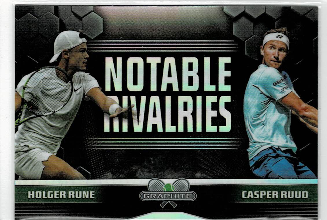 2024 Topps Graphite Tennis Holger Rune/Casper Ruud Notable Rivalries Refractor拍卖