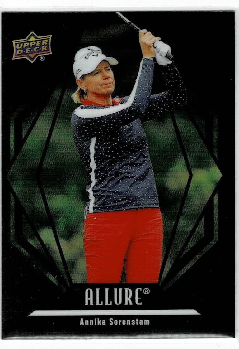2024 UD Portfolio Golf Annika Sorenstam Allure Black Rainbow拍卖