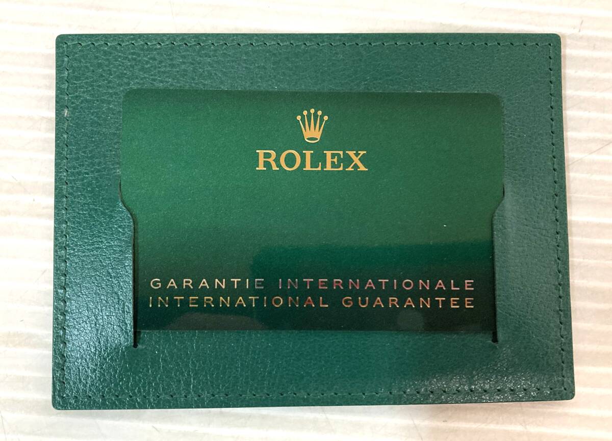 ★☆純正 ROLEX ロレックス GARANTIE INTERNATIONALE ギャランティカード 124300 オイスターパーペチュアル 2021年 ケース付 付属品 5☆★拍卖