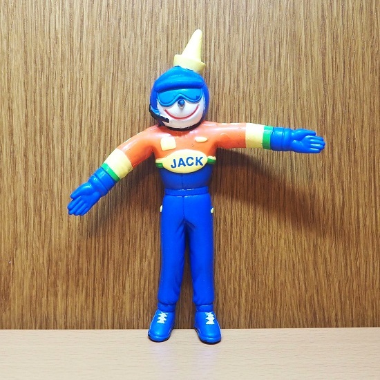 ジャックインザボックス フィギュア PVC レーサー ベンダブル JACK IN THE BOX ミールトイ アメトイ アドバタイジング拍卖
