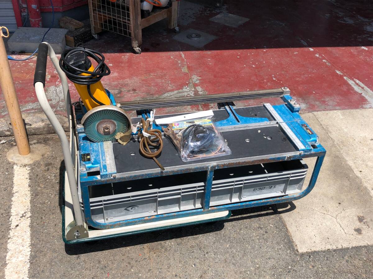 配送不可中古品 電動工具 石井超硬工具 タイルカットグラインダ Bigセラロータス2型 G-1800 切断 研磨.内装. ITCSJDAXMNNW拍卖