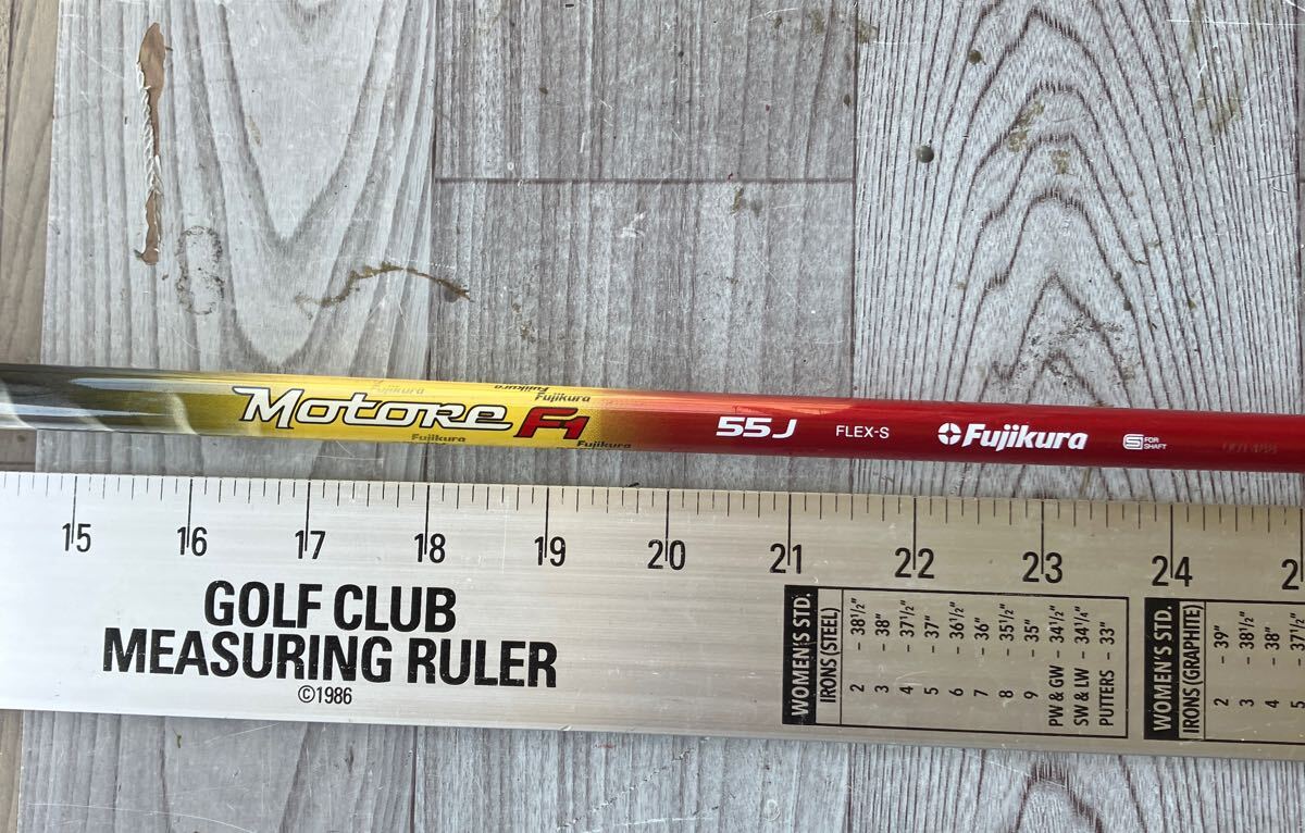 ◆◆ 送料無料 ◆◆ Motore F1 モトーレ 55J FUJIKURA フジクラ FLEX S PING ピン G425 430 410 スリーブ付シャフト ドライバー用 1W拍卖