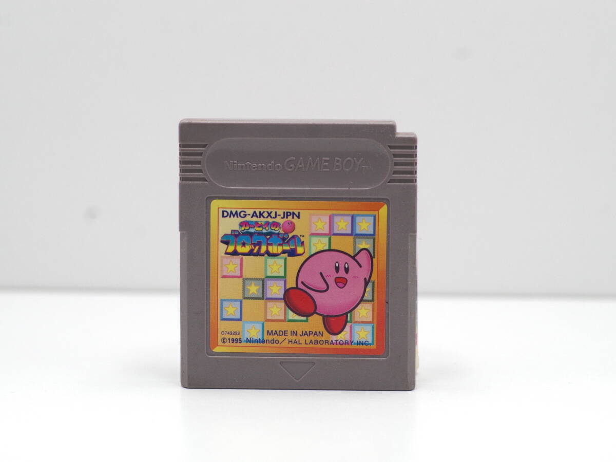 M12570【GB】カービィのブロックボール エタノールで端子清掃 起動チェックOK ゲームボーイ ゆうメール150g拍卖