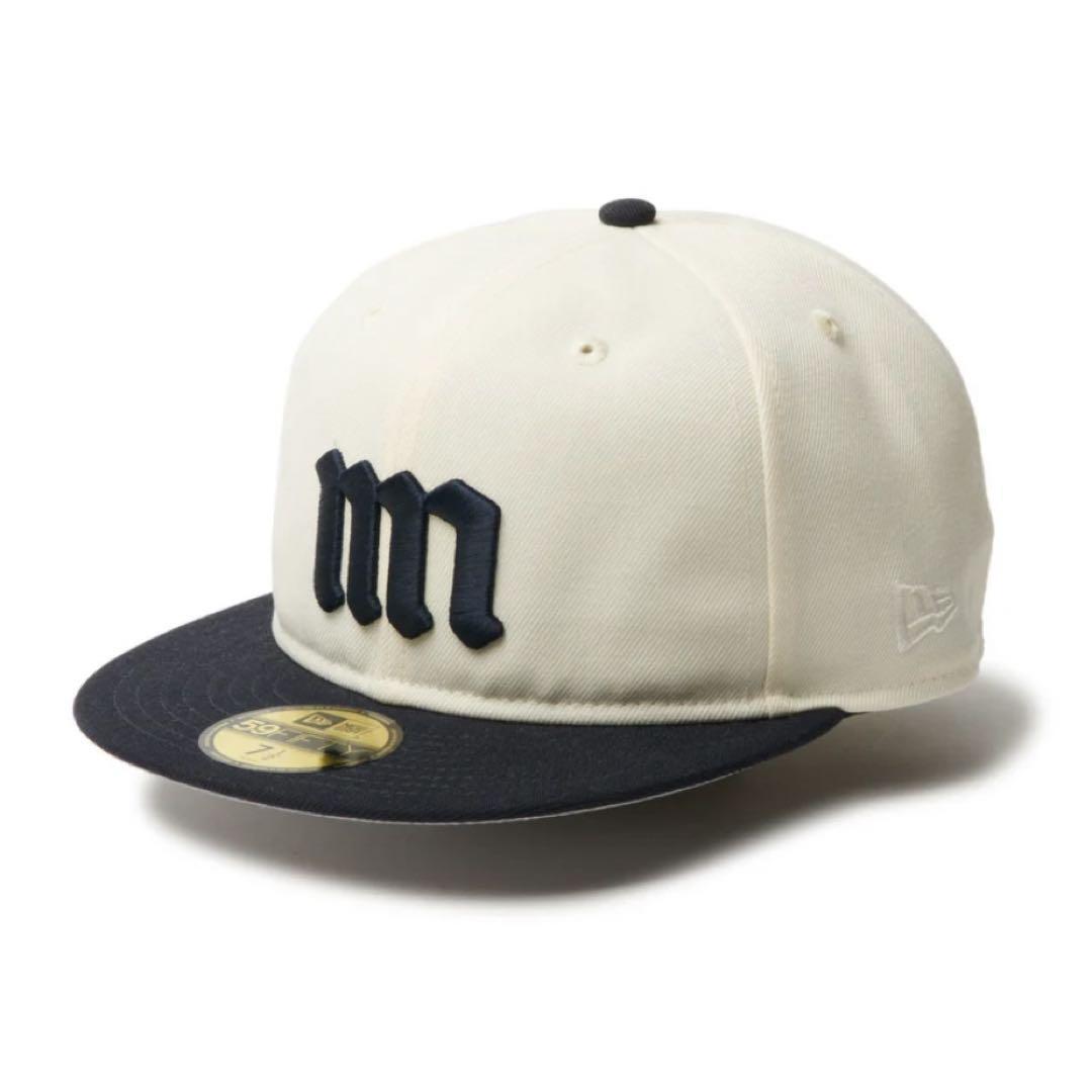 NEW ERA min-nano ソフトバックラム クローム 7-1/2 帽子 ニューエラ ミンナノ minnano 59FIFTY ネイビーバイザー 59.6cm キャップ cap拍卖