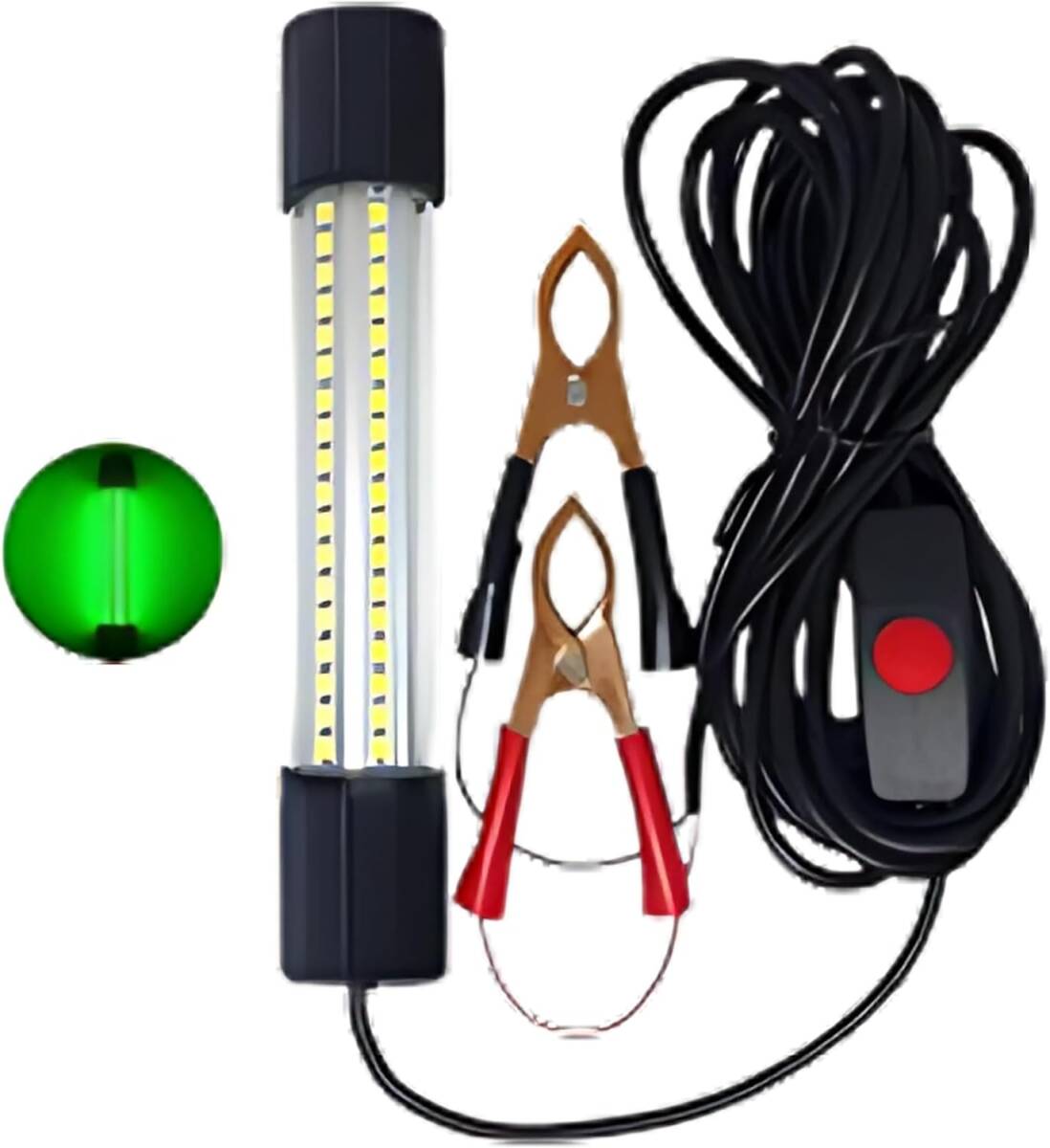 集魚灯 ディープグリーン LED ライト ナイトフィッシング 夜釣り 防水 12V/24V IP68拍卖