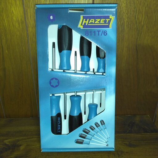 新品 HAZET ハゼット 811T/6 TORXドライバーセット 6本組拍卖
