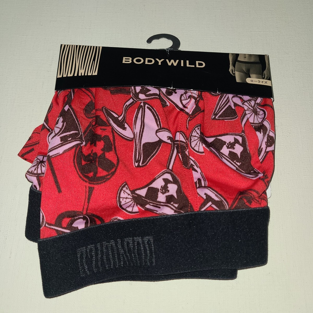 Body Wild ローライズ ボクサー 前とじ サイズM 76~84 吸汗速乾 ボディワイルド拍卖