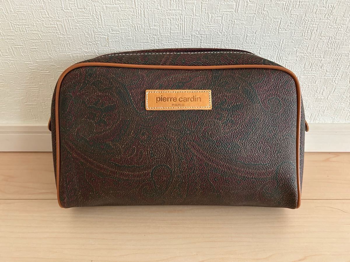未使用 ピエールカルダン Paris セカンドバッグ 小物バッグ拍卖