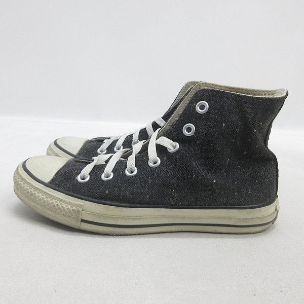 Q■【24.5cm】コンバース/CONVERSE ALLSTAR HI キャンバススニーカー■グレー系/LADIES/43【中古】拍卖