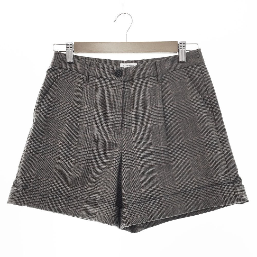 ★未使用 マッキントッシュフィロソフィー グレンチェックショートパンツ レディース38 ブラウン ショーツ HR515-466-40 1BB/92216拍卖