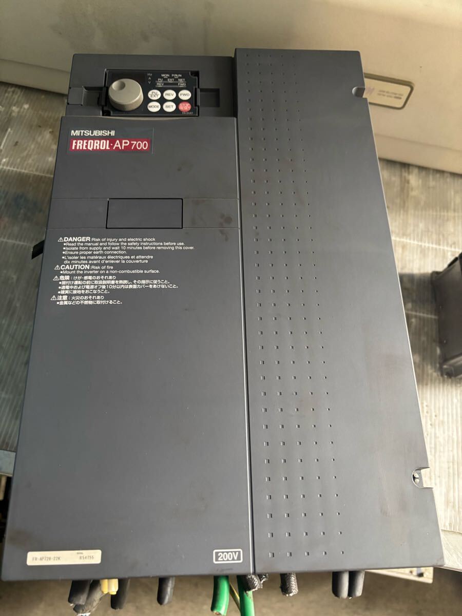 ff1299 三菱電機 インバーター FR-AP720-22K-10 中古品拍卖