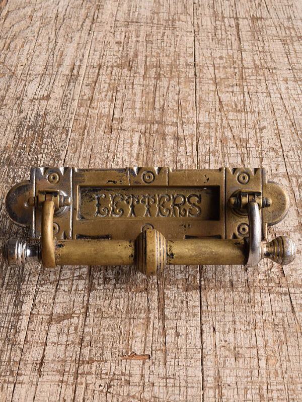 イギリス アンティーク レタースロット 郵便受け 建具金物 13079拍卖