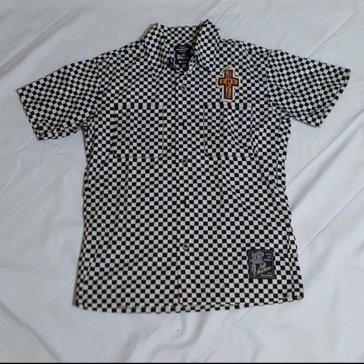 ソフトマシーン チェッカーシャツMサイズ拍卖