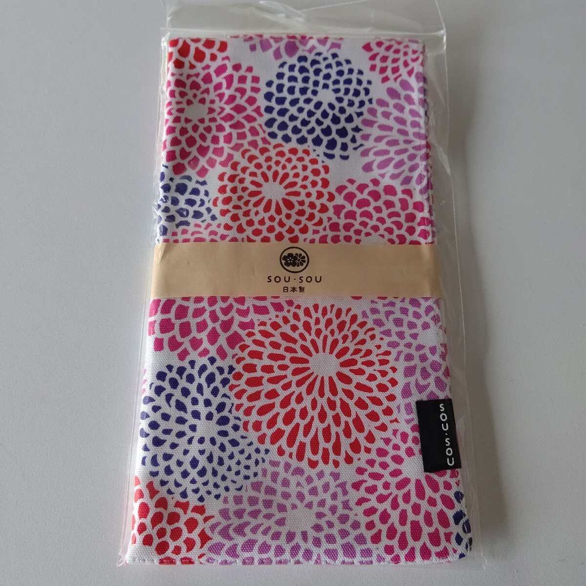 新品未使用 sousou ランチクロスL 菊づくし 54×54cm 綿100%拍卖