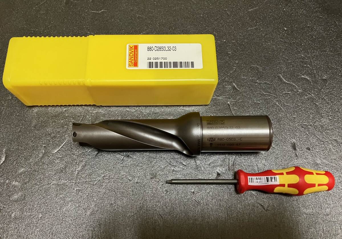 サンドビック 880-D2850L32-03 刃先交換式ドリル スーパーUドリル拍卖