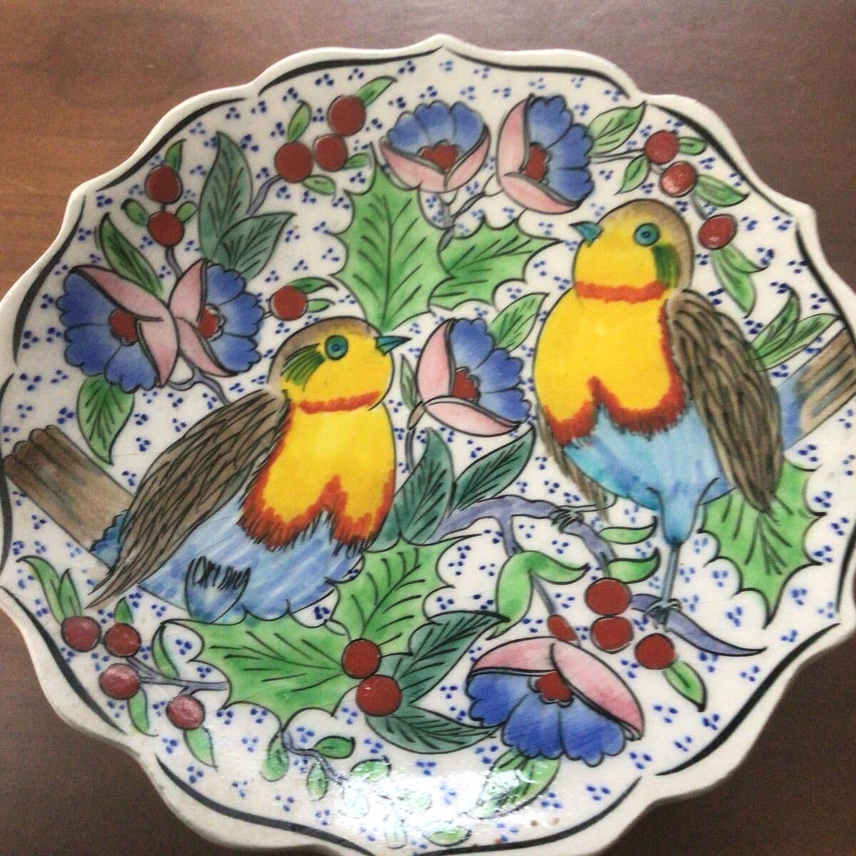 ElsamGini キュタフヤ トルコ陶器 飾り皿 プレート アジア拍卖