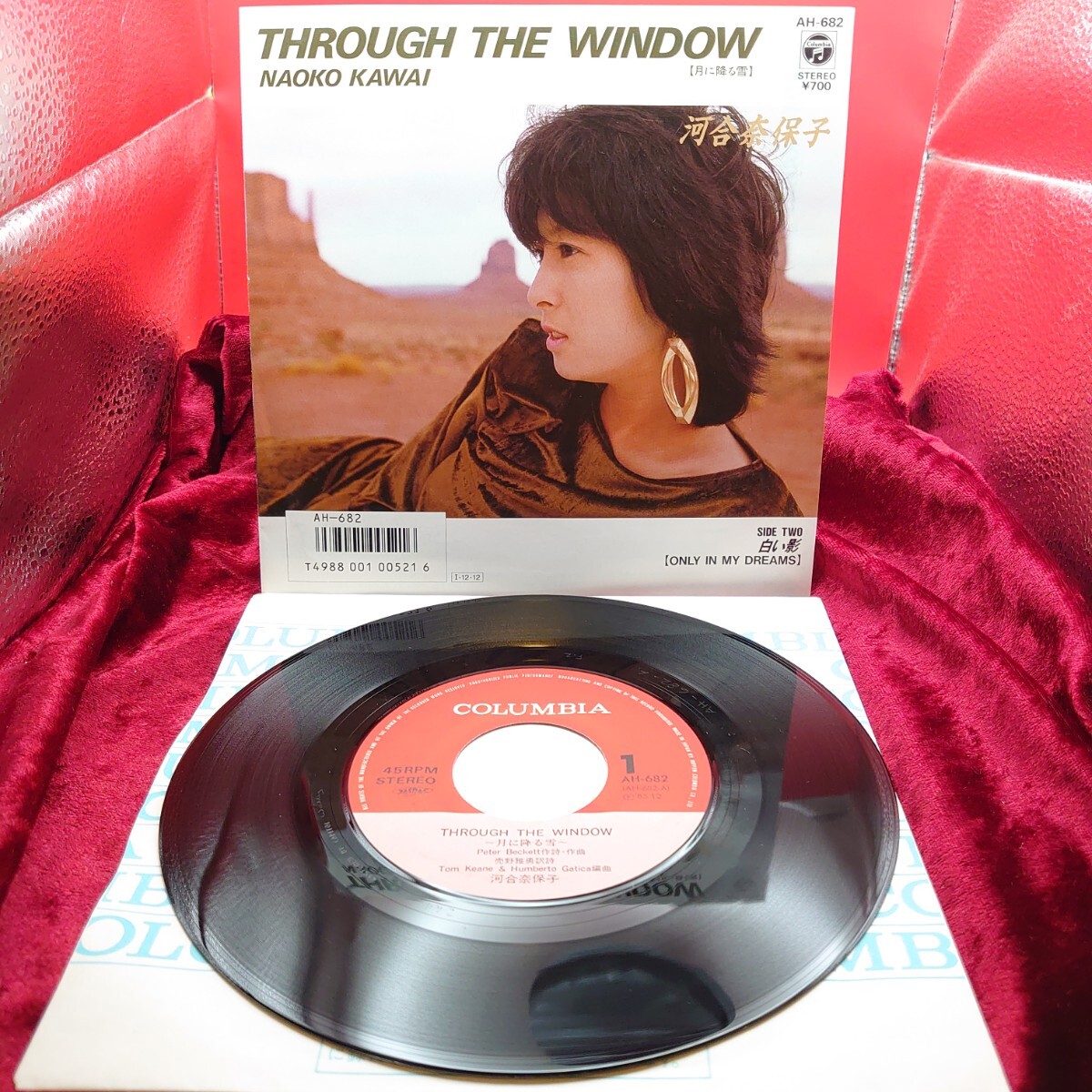 5319【EP盤レコード】河合奈保子 THROUGH THE WINDOW 月に降る雪 / 白い影 ONLY IN MY DREAM AH-682 和 アイドル 昭和ポップス シングル拍卖