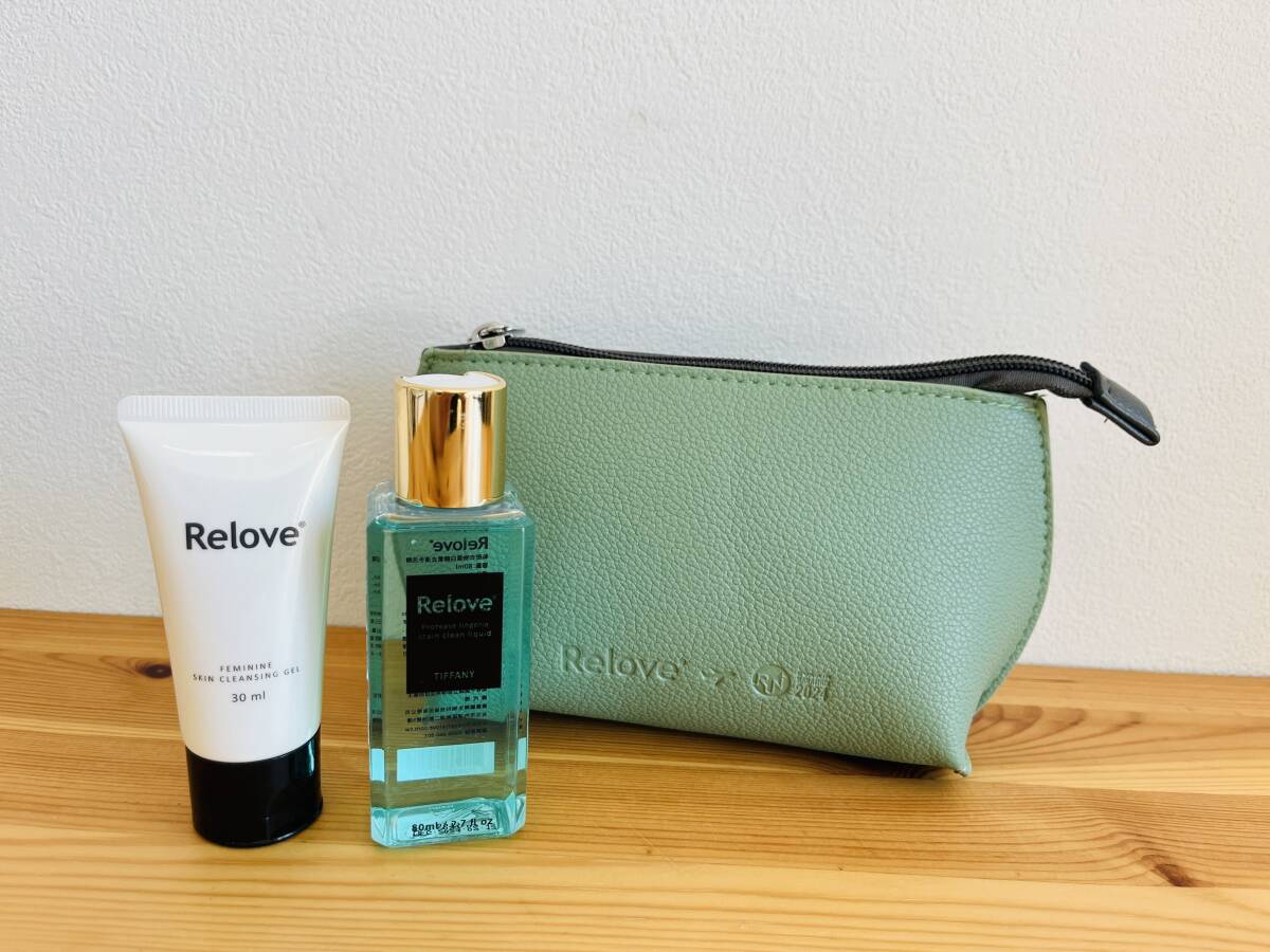 Relove Personal Clothes ハンドランドリー洗剤&インティメイトクレンジングジェル&ポーチ入り 拍卖