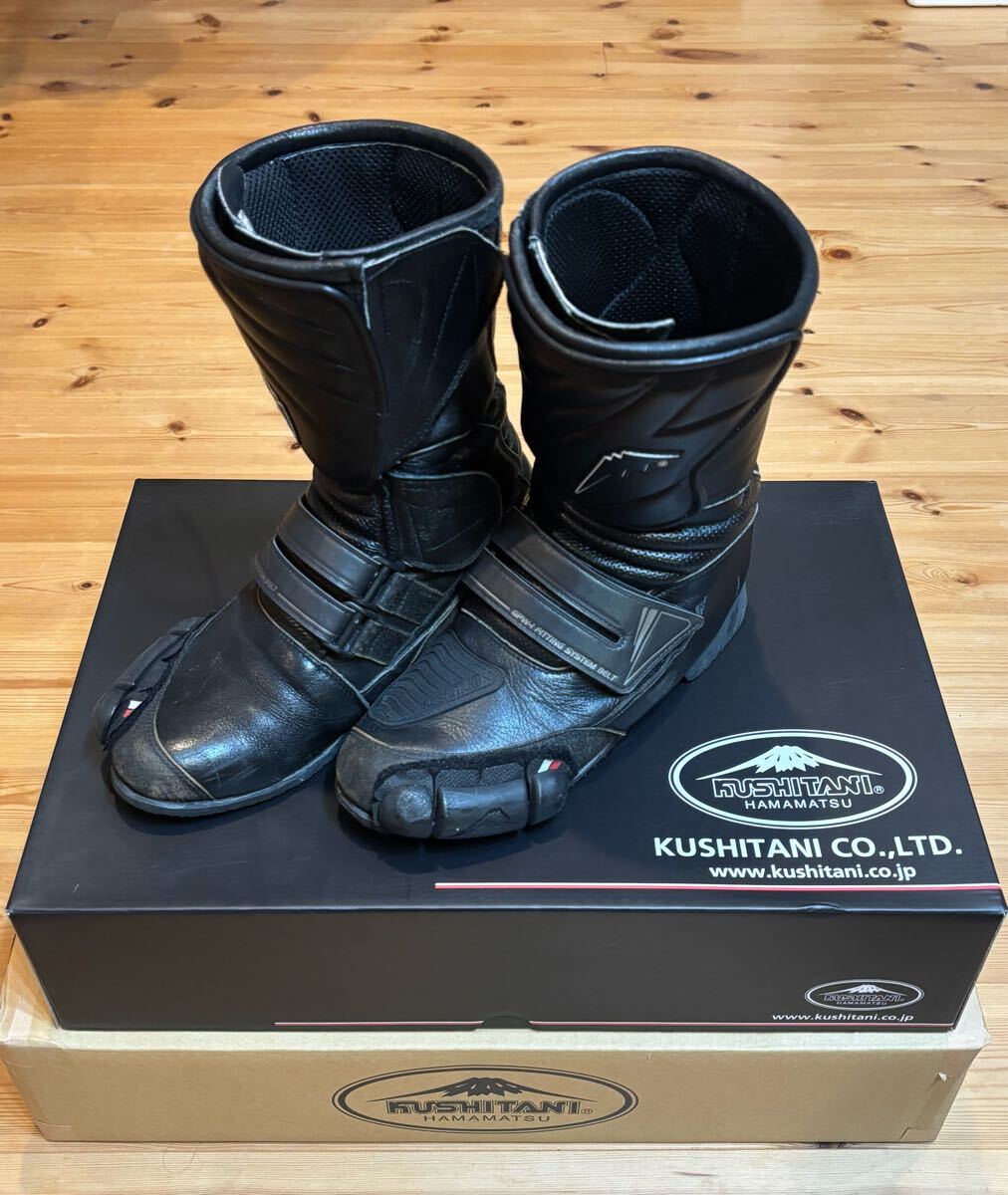 クシタニ GPWブーツ K-4515R バイクブーツ レーシングブーツ ブラック 26.0cm拍卖