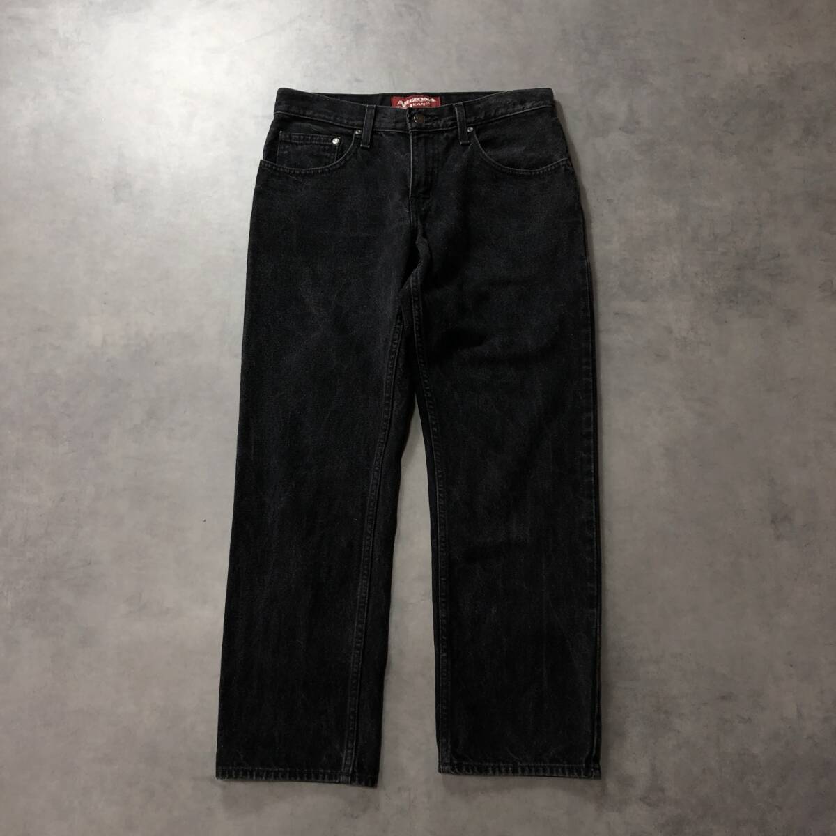 GQ2319◇ARIZONA JEAN : 90's ブラックデニムパンツ◇w31◇黒 メキシコ製 アリゾナジーンズ拍卖