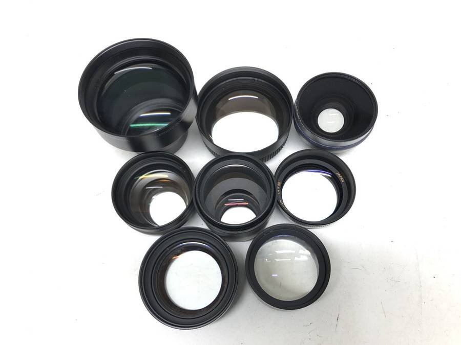 メーカー色々 フロント コンバーター コンバージョンレンズ 計8点セット まとめ売り■ジャンク品拍卖