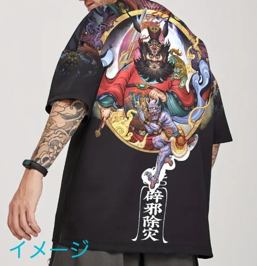 新品1点のみ│ギャングスタ│アウトロー│高級輸入Tシャツ│ハイクオリティ海外インポート品│大きめ海外サイズM(JP-XL)│黒│HIPHOP拍卖