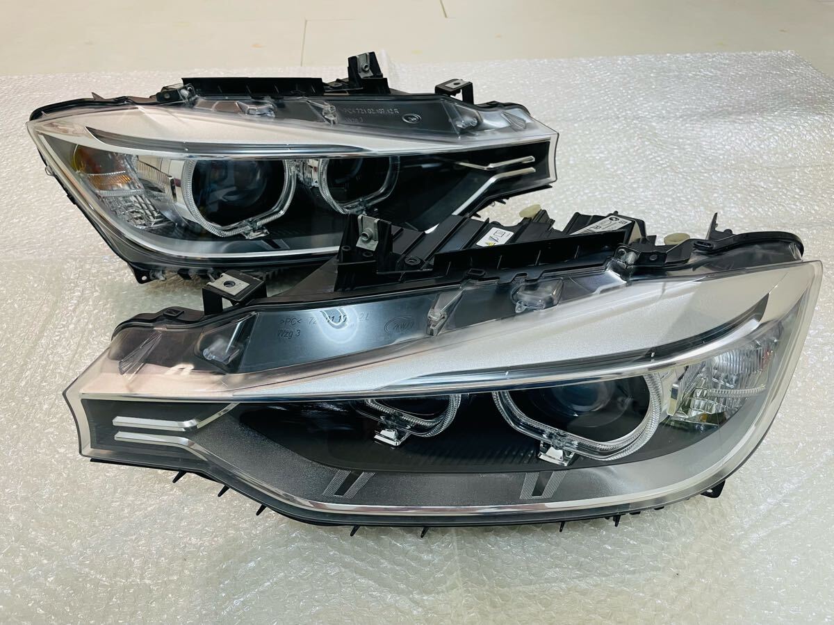 ★バラスト付き 破損無★ BMW純正 F30 F31 3シリーズ 前期 HIDヘッドライト ヘッドランプ 左右 バラスト モジュール コンピューター 付き拍卖