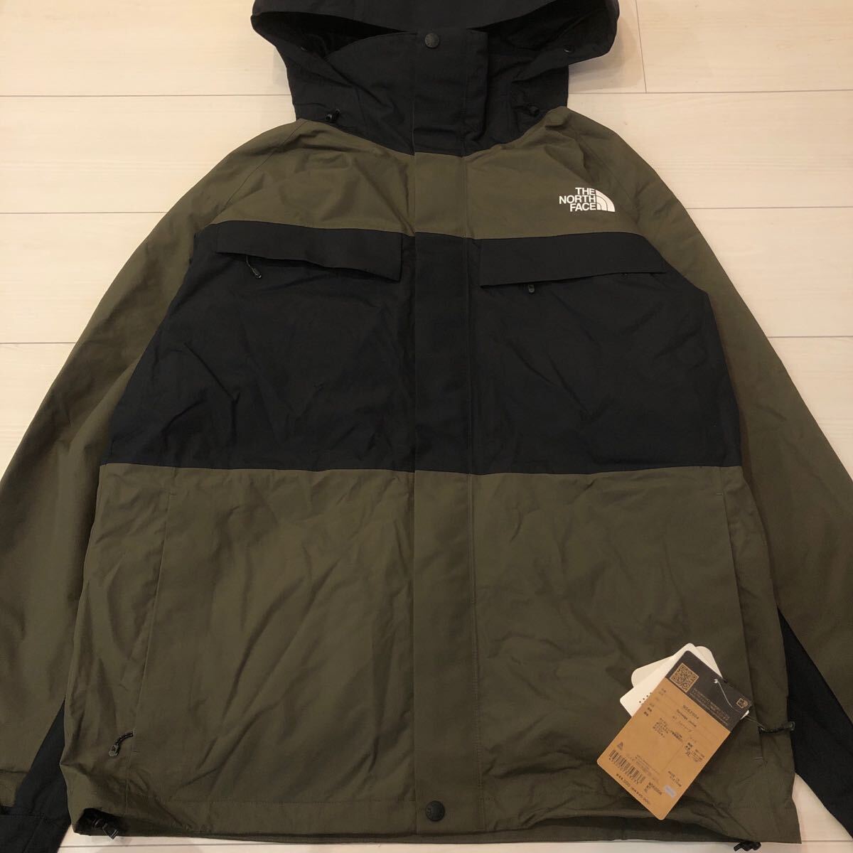 新品未使用 THE NORTH FACE ニュートープ bankedge jacket 希少 ノースフェイス カーキ ブラック マウンテンパーカー アウトドア拍卖