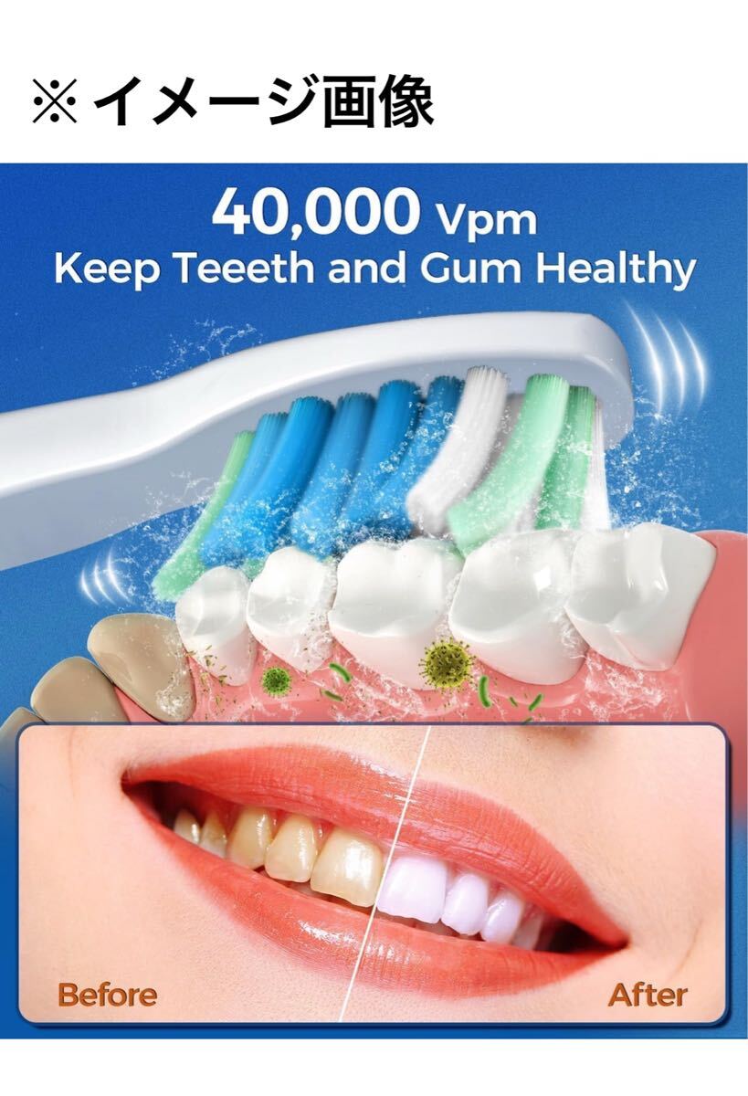 y052319a 音波電動歯ブラシ 40,000VPM 音波歯ブラシ クイックチャージ 電動歯ブラシ 歯ブラシ 4時間持続30日 拍卖