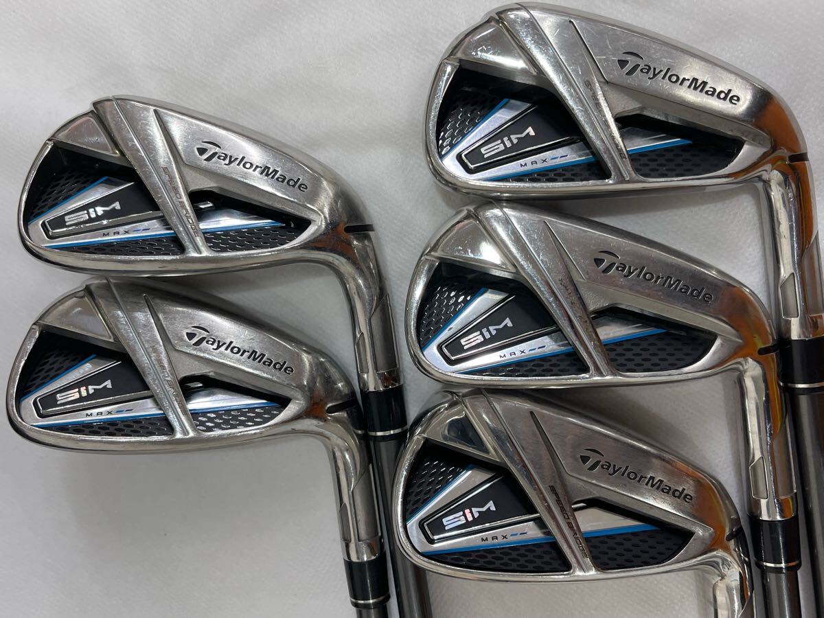 本州のみ送料無料◇即決価格◇アイアン◇テーラーメイド◇SIM MAX◇TENSEI BLUE TM60◇6-9,P◇R◇(6I)37.8in,364g拍卖