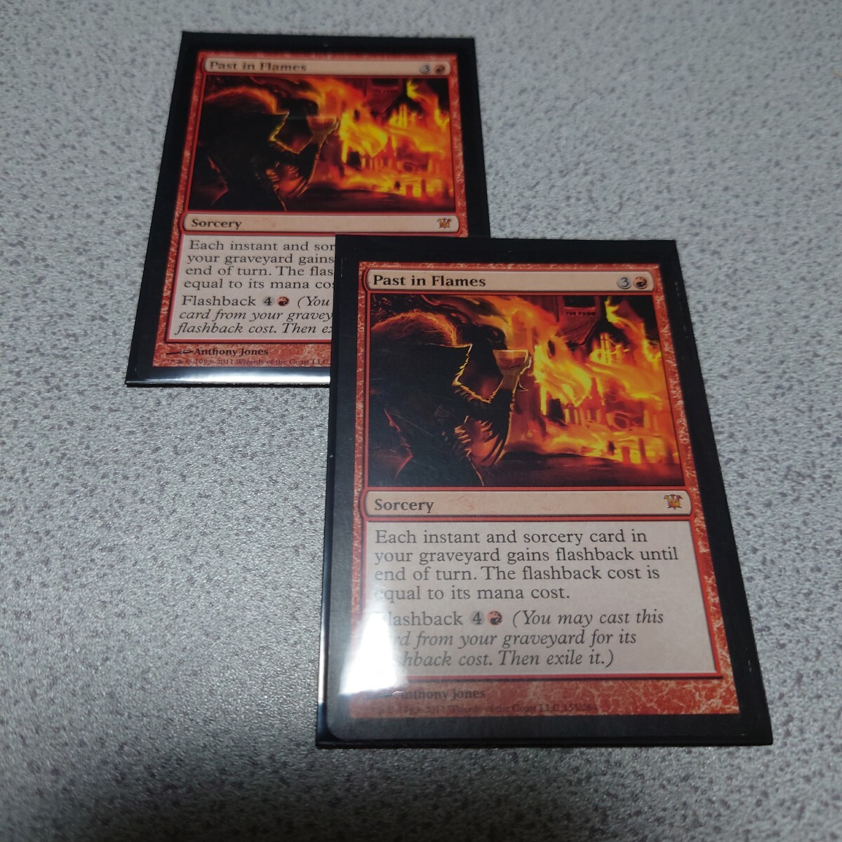 MTG ISD 炎の中の過去 英語 二枚セット 即決拍卖