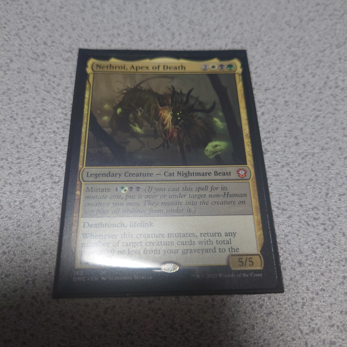 MTG DMC 死の頂点、ネスロイ 英語 一枚 即決拍卖