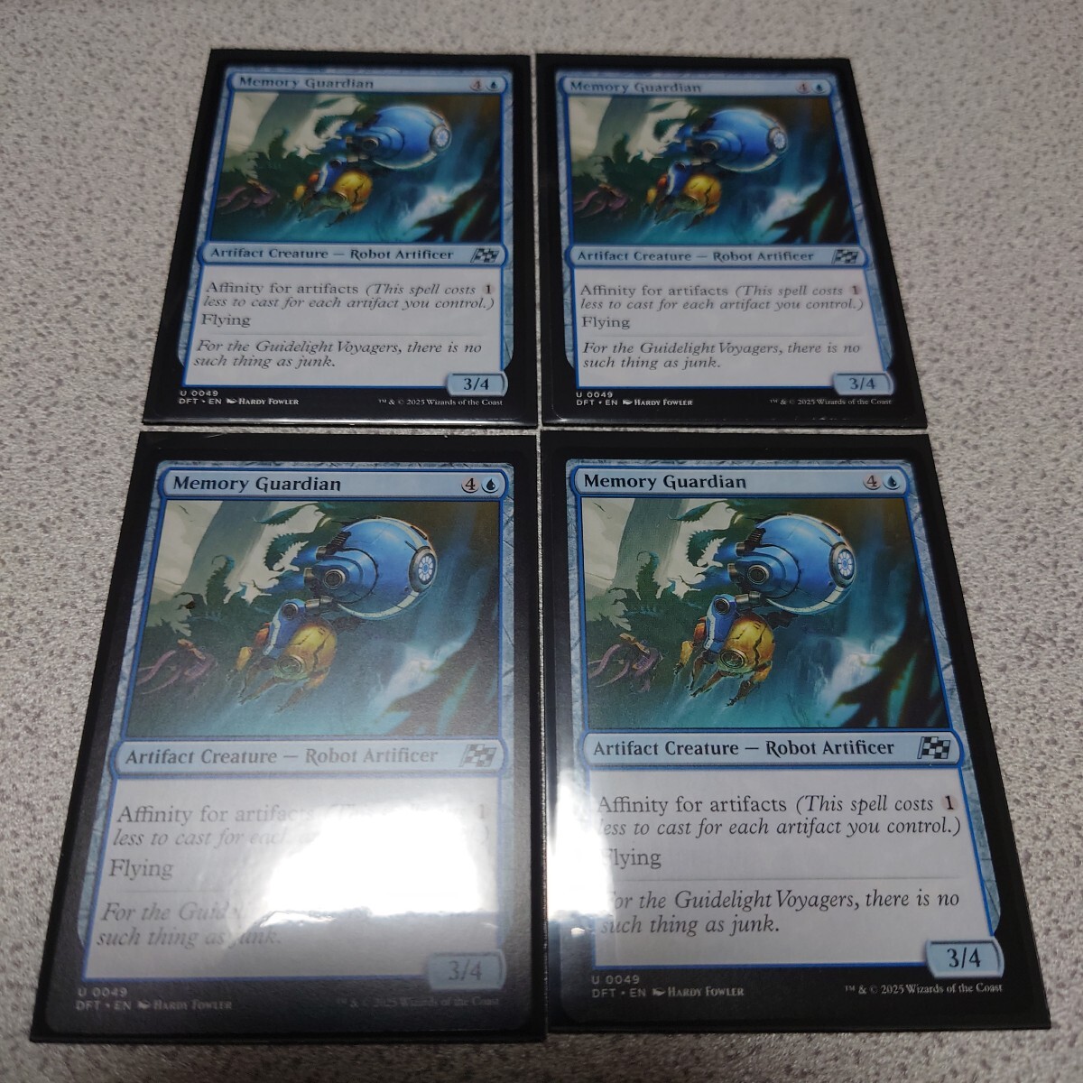 MTG DFT 記録の守護者 英語 四枚セット 霊気走破 即決拍卖