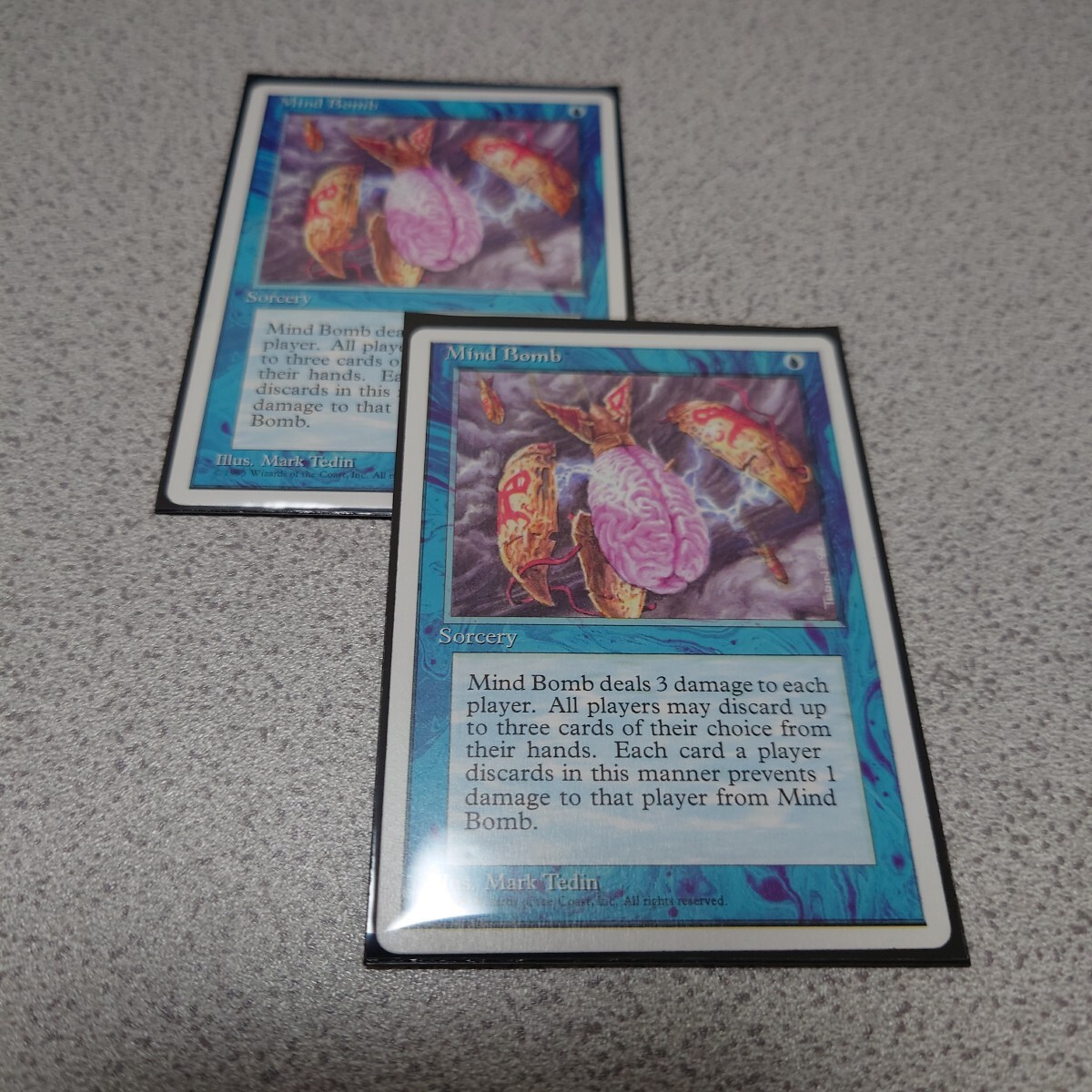 MTG 4版 精神爆弾 英語 二枚セット アルターネイトフォース 即決拍卖