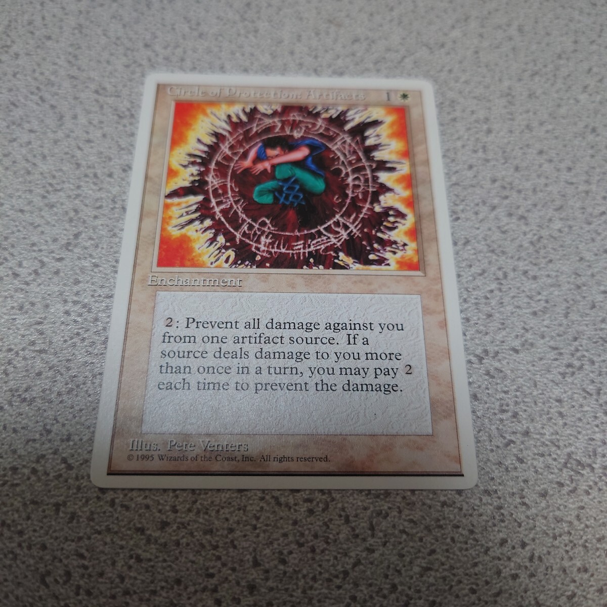 MTG 4版 秘宝の防御円 英語 一枚 アルターネイトフォース 即決拍卖