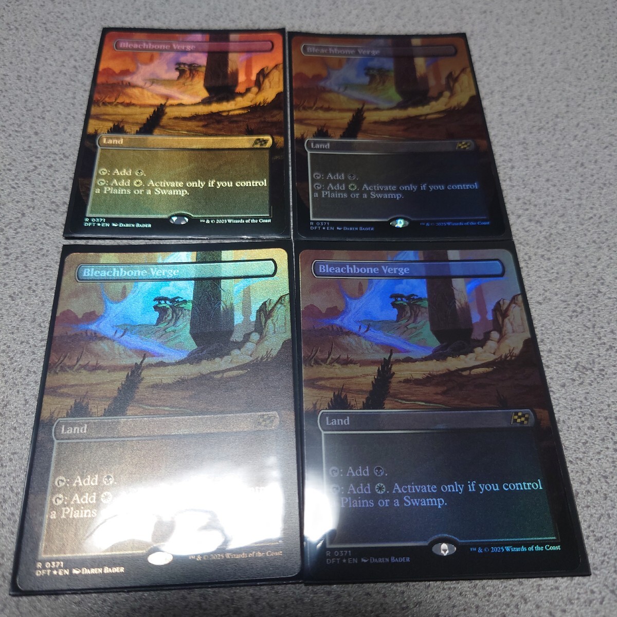MTG DFT ブリーチボーンの境界 英語foil 四枚セット ボーダーレス 即決拍卖