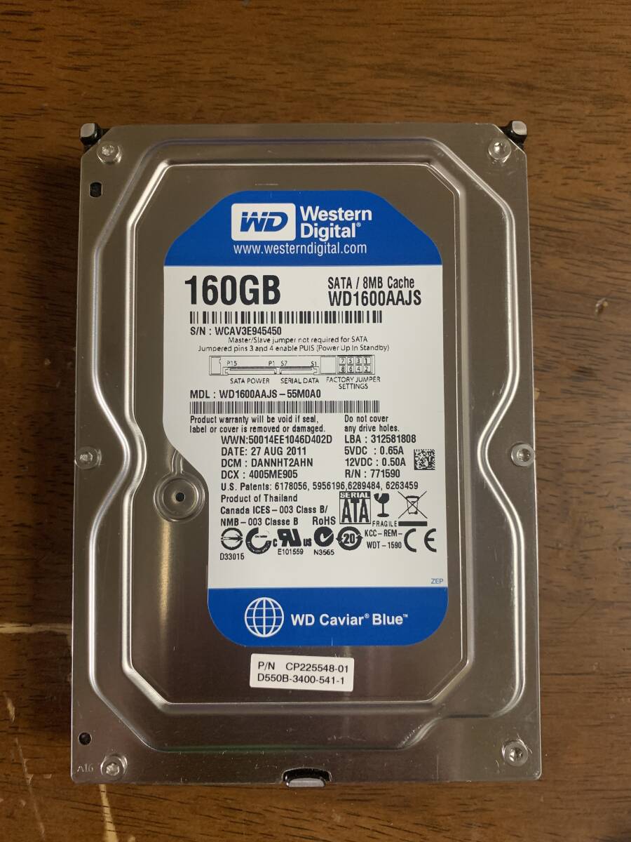 ♪♪ Western Digital ウェスタンデジタル 160 GB 「注意」! ♪♪拍卖