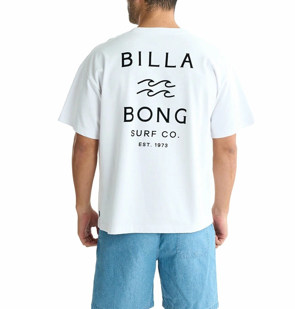 【SALE】★送料無料★2025春夏 新品【BILLABONG/ビラボン】ONE TIME Tシャツ 【WIDE FIT】 WHT メンズL BF01A212拍卖