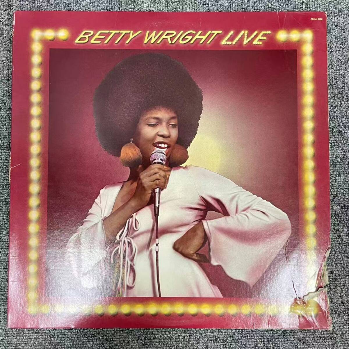 LP/BETTY WRIGHT ベティ・ライト / LIVE ライヴ US盤 ALSTON RECORDS 4408 /NF053103拍卖
