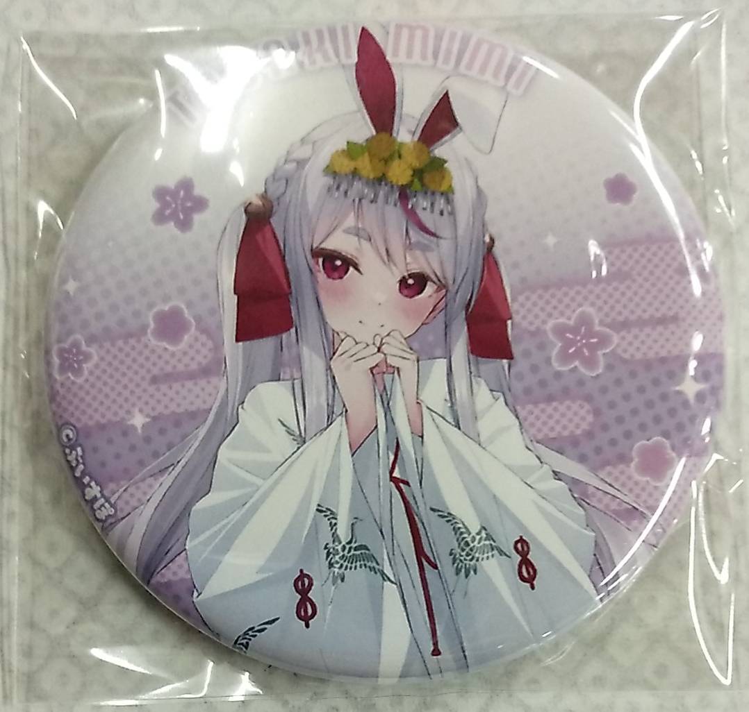 【染み?あり】ぶいすぽっ! 神田明神納涼祭り コラボグッズ トレーディング缶バッジ 兎咲ミミ【VSPO! Button Badge Tosaki Mimi 2022年夏拍卖