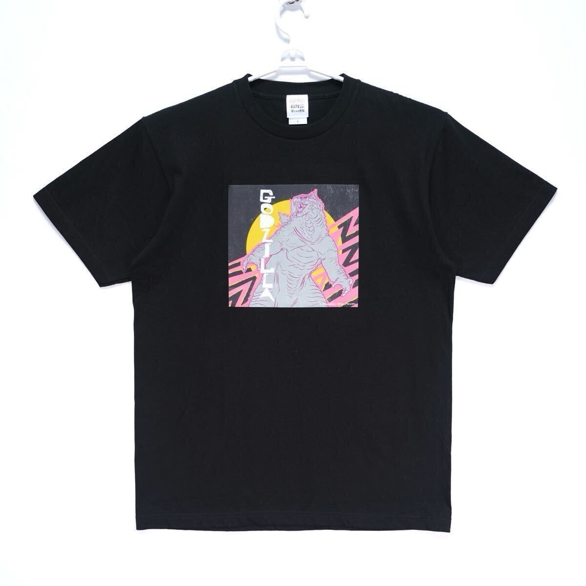 【送料無料】映画「ゴジラ×コング 新たなる帝国」オリジナルTシャツ(A柄)セブンネット限定/ブラック/Lサイズ拍卖