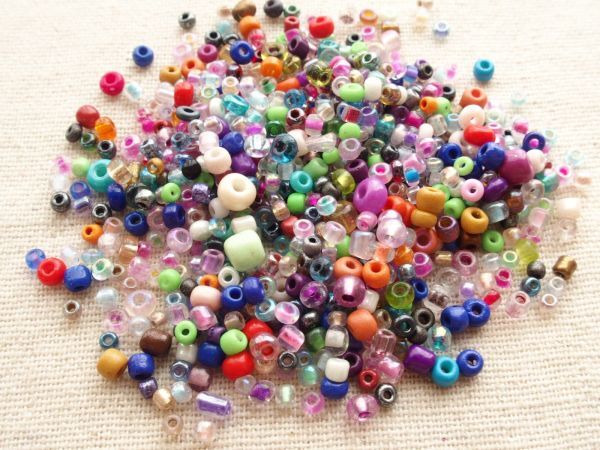 約1200個 ミックスシードビーズ  20g拍卖