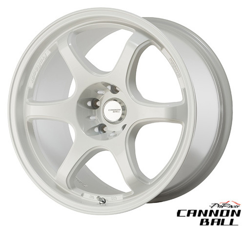 5ZIGEN ProRacer CANNONBALL(プロレーサーキャノンボール) 17インチ 10.0J 5H/114.3 +12 ホワイト【4本セット】拍卖