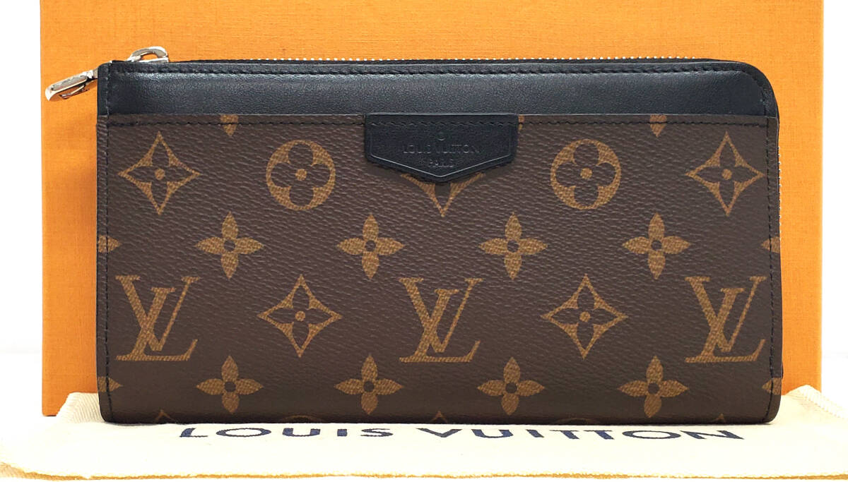 S154◆未使用【ルイ ヴィトン】ジッピードラゴンヌ モノグラム マカサー M69407◆ICチップ確認済 L字ファスナー長財布拍卖