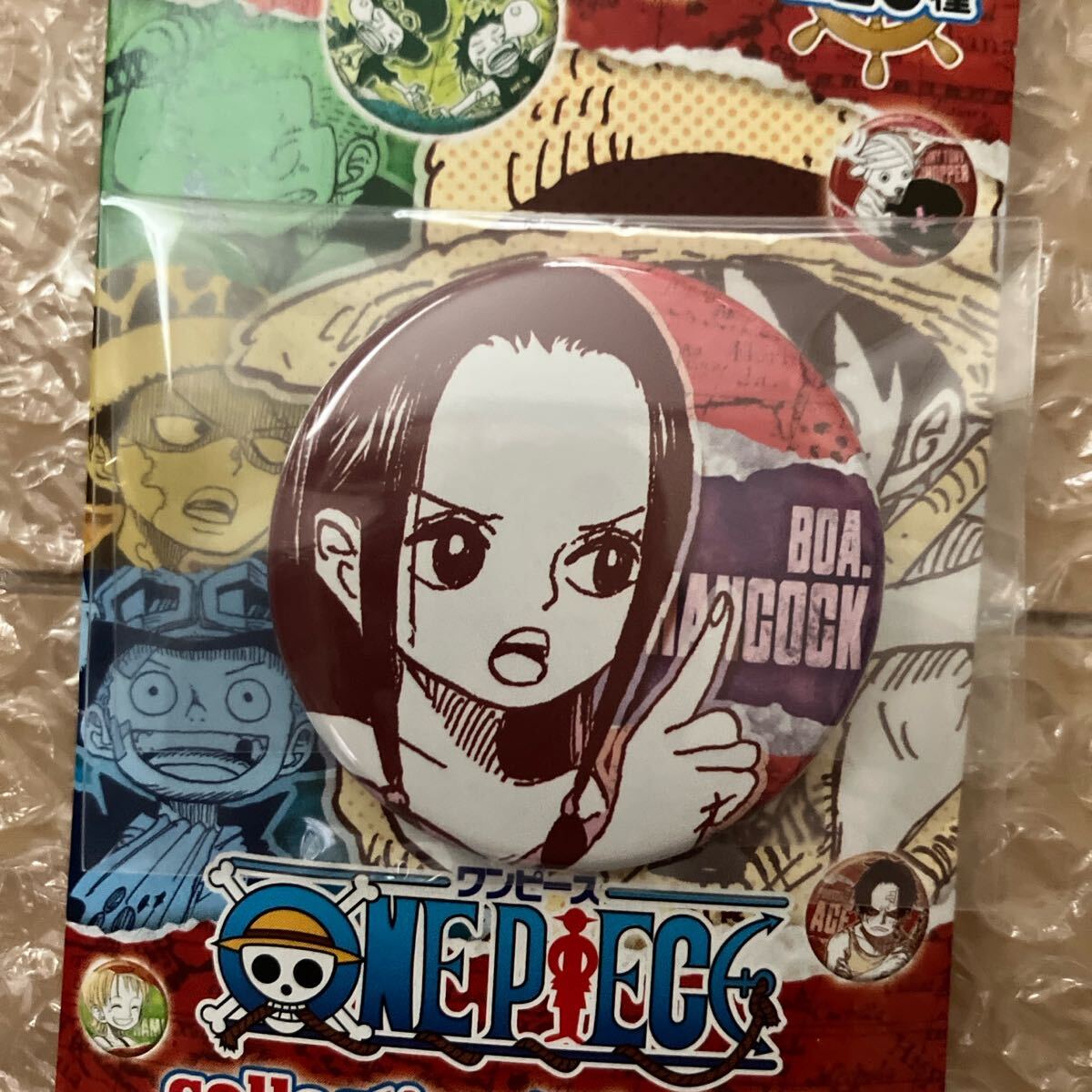 ワンピース 麦わらストア コレクション缶バッジ プチ 子供時代 ハンコック 缶バッジ拍卖