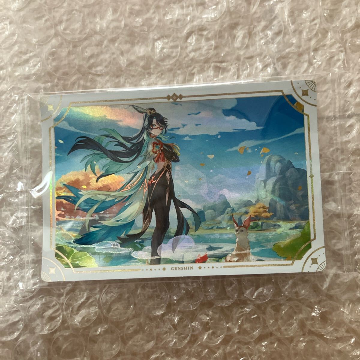 原神 Genshin シールウエハース2弾 V22 閑雲拍卖