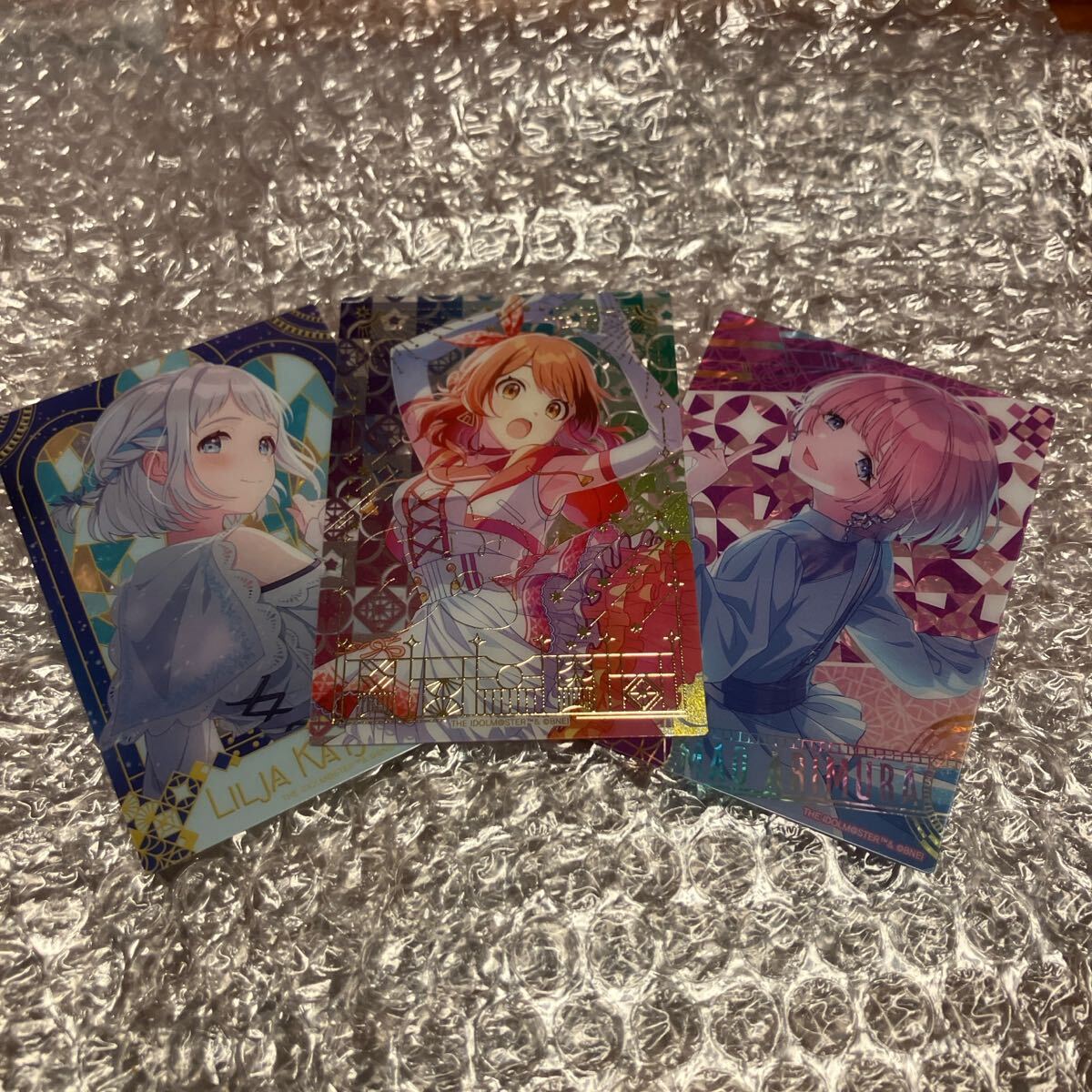 学園アイドルマスター アートクリアカード 葛城リーリヤ 花海佑芽 有村麻央拍卖