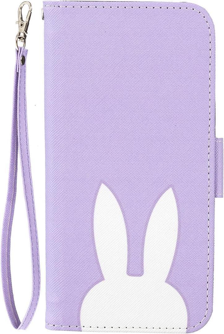 iPhone 14 Pro ケース 手帳型ケース 全面保護 パープル J142拍卖