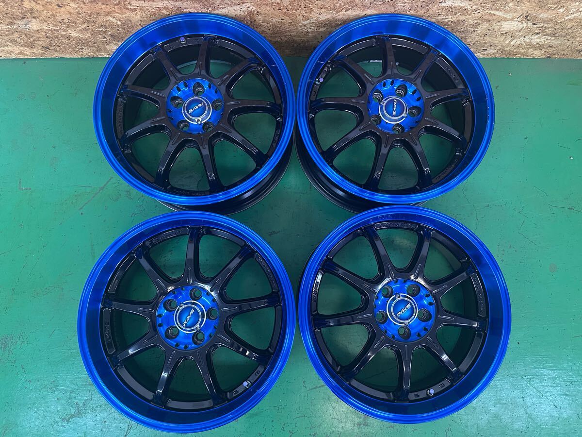 送料無料【RAYS】gram LIGHTS レイズ グラムライツ 57Gainer 17インチ 7J +50 PCD100 5穴 4本セット 鍛造 希少 廃盤 プリウス インプレッサ拍卖